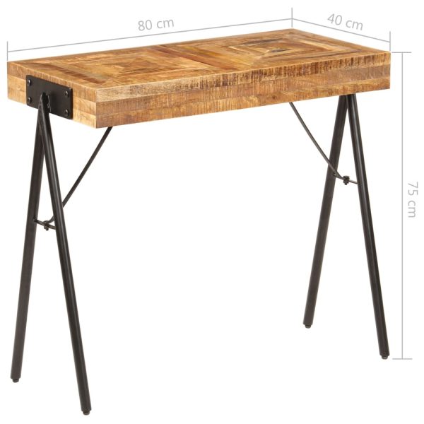 Wandtafel 80X40X75 Cm Massief Mangohout - Afbeelding 8