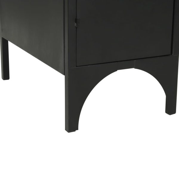 Bureau 120X50X76 Cm Massief Vurenhout En Staal - Afbeelding 12