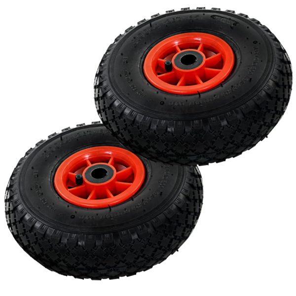 Steekwagenwielen 3,00-4 (245X82) Rubber