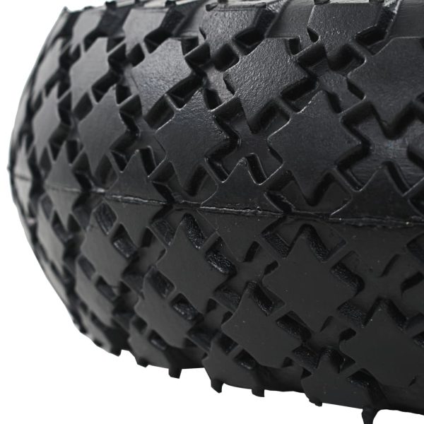 Steekwagenwielen 2 St 3,00-4 (245X82) Rubber - Afbeelding 4