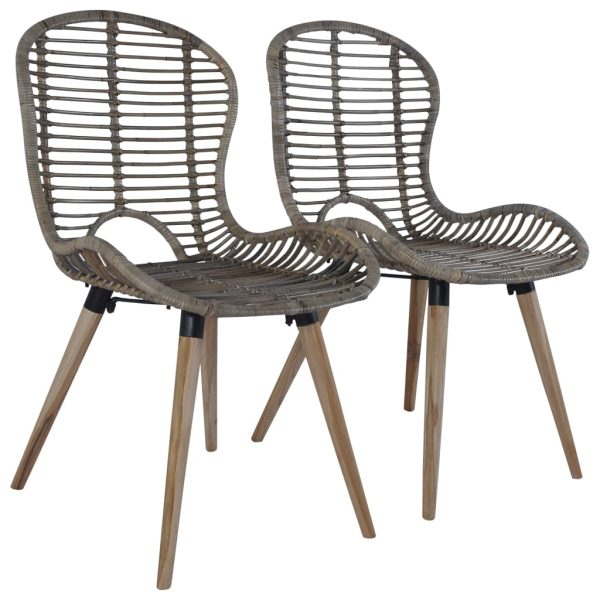 Eetkamerstoelen Natuurlijk Rattan - Afbeelding 9