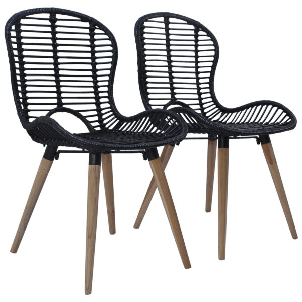 Eetkamerstoelen Natuurlijk Rattan