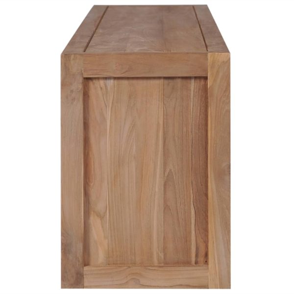 Tv-Meubel 120X30X40 Cm Teakhout Met Natuurlijke Afwerking - Afbeelding 3