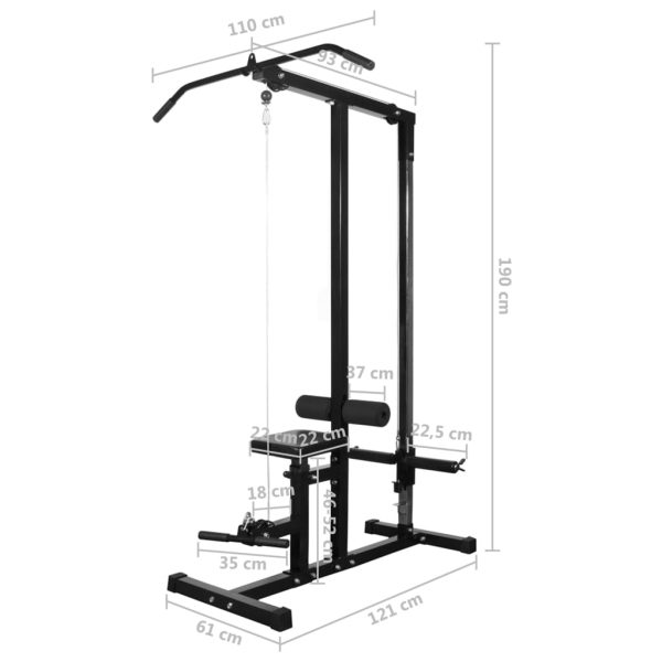 Krachttoren Met Halterset 60,5 Kg - Afbeelding 11