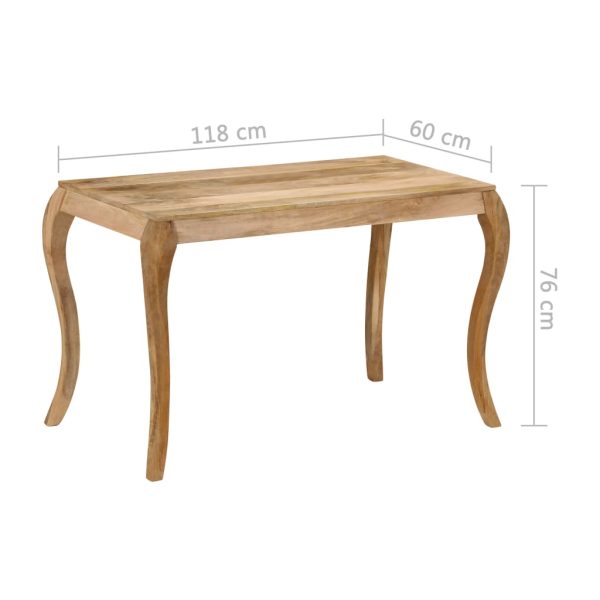 Eettafel Massief Mangohout - Afbeelding 6