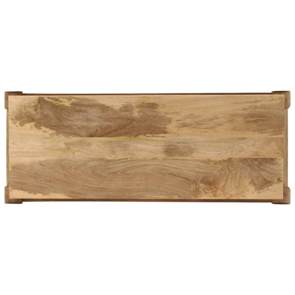 Wandtafel 118X38X76 Cm Massief Mangohout - Afbeelding 4