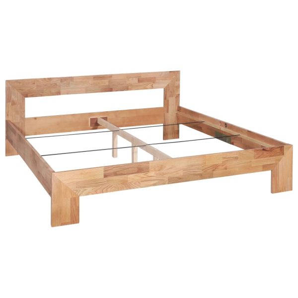 Bedframe Massief Eikenhout - Afbeelding 2