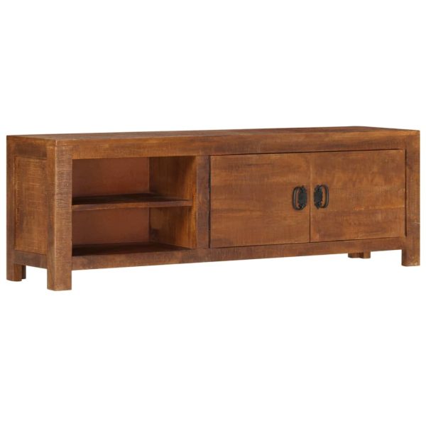 Tv-Meubel 120X30X40 Cm Massief Mangohout - Afbeelding 12