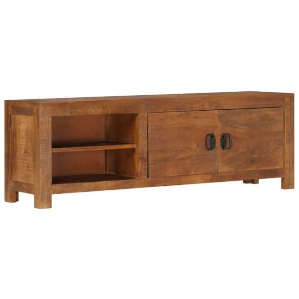 Tv-Meubel 120X30X40 Cm Massief Mangohout - Afbeelding 10