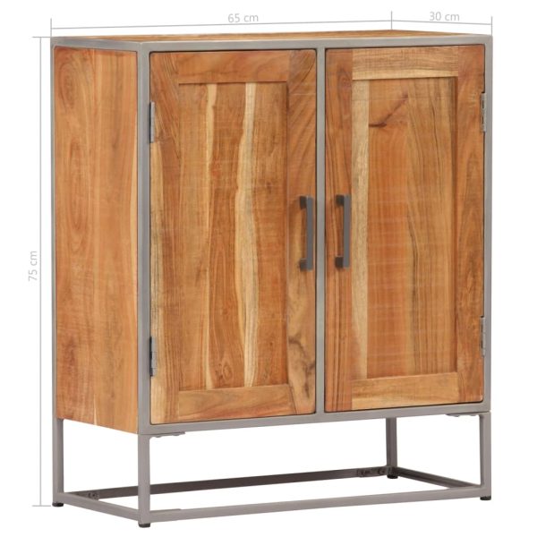 Dressoir 65X30X75 Cm Massief Acaciahout - Afbeelding 9