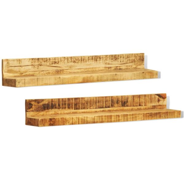 Wandschappen 2 St Massief Hout - Afbeelding 7