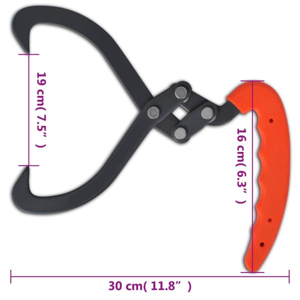 Boomtangen 4 St Met Pvc Handvat Donkergrijs - Afbeelding 5