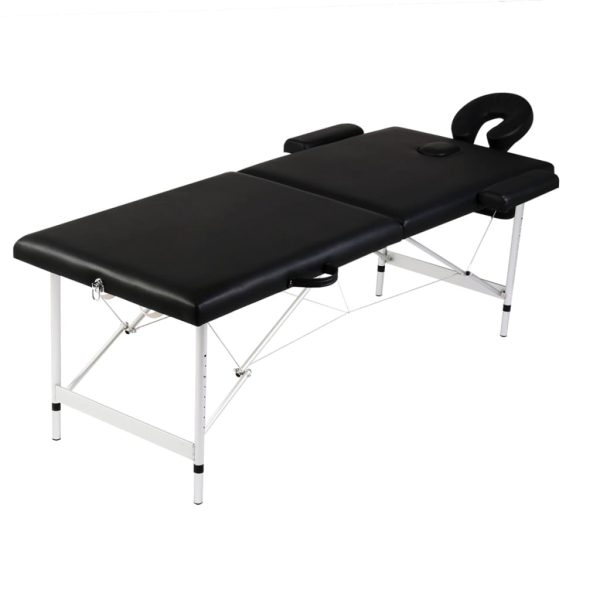 Massagetafel Met 2 Zones Inklapbaar Aluminium Frame - Afbeelding 10