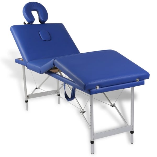 Massagetafel Inklapbaar Met Aluminium Frame (Vier Delen / ) - Afbeelding 8