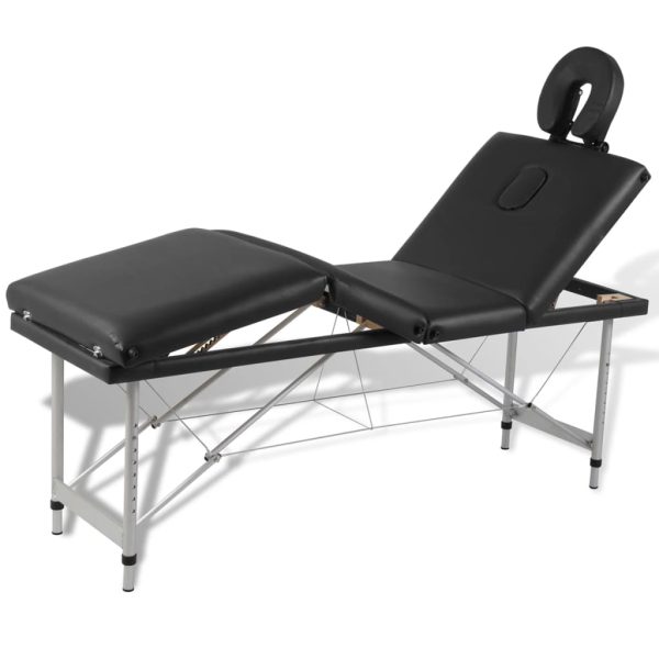 Massagetafel Inklapbaar Met Aluminium Frame (Vier Delen / ) - Afbeelding 12