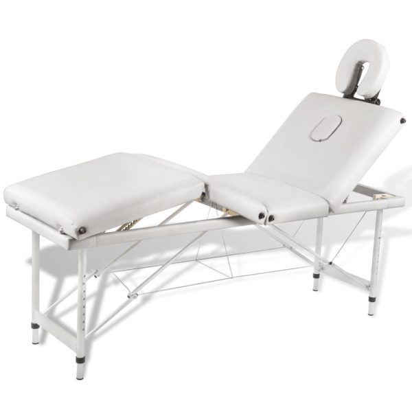 Massagetafel Inklapbaar Met Aluminium Frame (Vier Delen / ) - Afbeelding 11