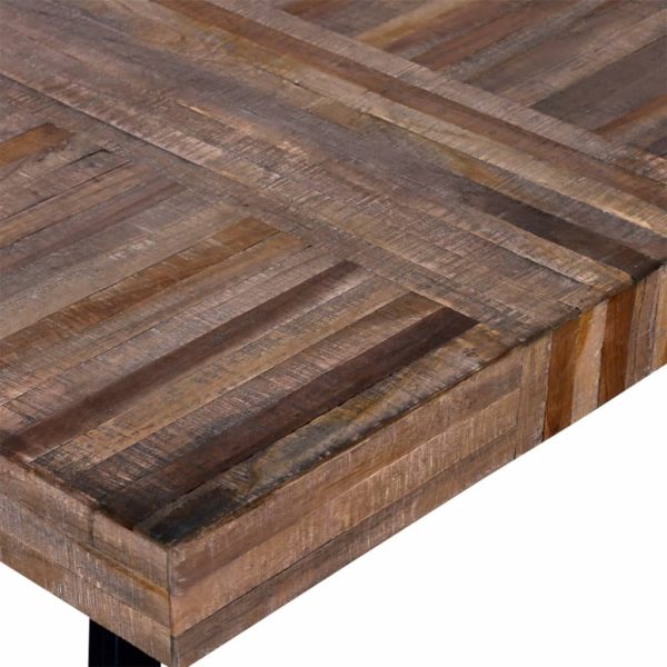 Salontafel Vierkant Gerecycled Teakhout - Afbeelding 6