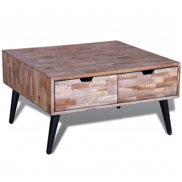 Salontafel Met 4 Lades Gerecycled Teakhout - Afbeelding 3