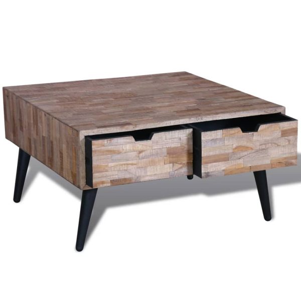 Salontafel Met 4 Lades Gerecycled Teakhout - Afbeelding 5