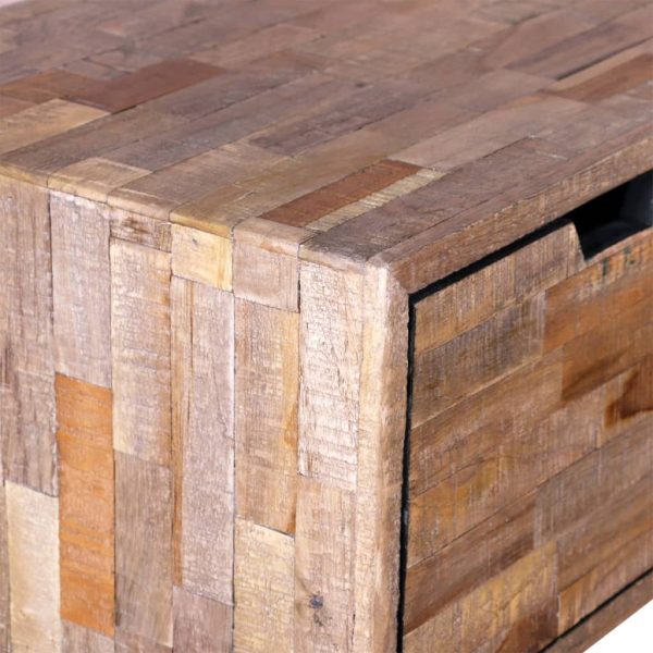 Wandtafel Met 3 Lades Gerecycled Teakhout - Afbeelding 8