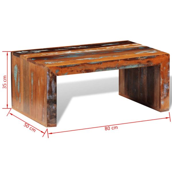 Salontafel Gerecycled Hout - Afbeelding 7