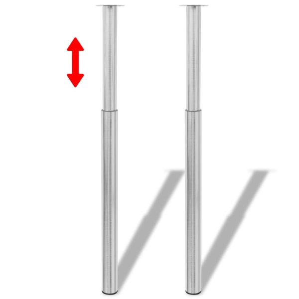 Tafelpoten Telescopisch 710-1100 Mm 2 St - Afbeelding 7