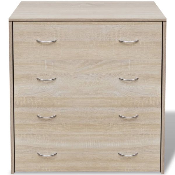 Dressoir Met 4 Lades 60X30,5X71 Cm Kleur - Afbeelding 4