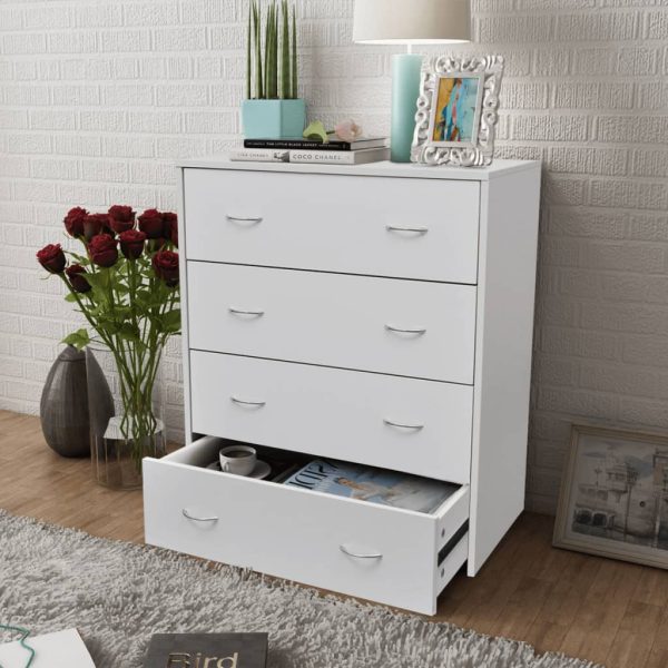 Dressoir Met 4 Lades 60X30,5X71 Cm Kleur - Afbeelding 12