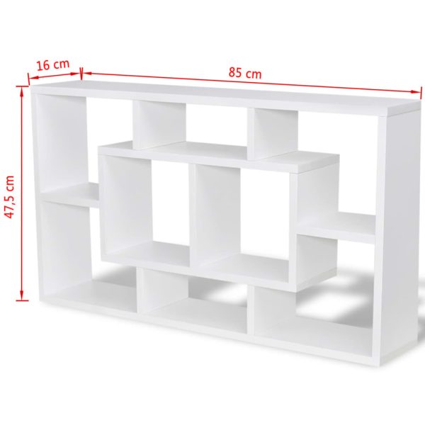 Wandschap Zwevend 8 Vakken - Afbeelding 6