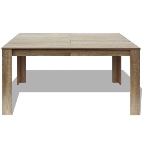 Eettafel 140X80X75 Cm Eikenkleurig - Afbeelding 3