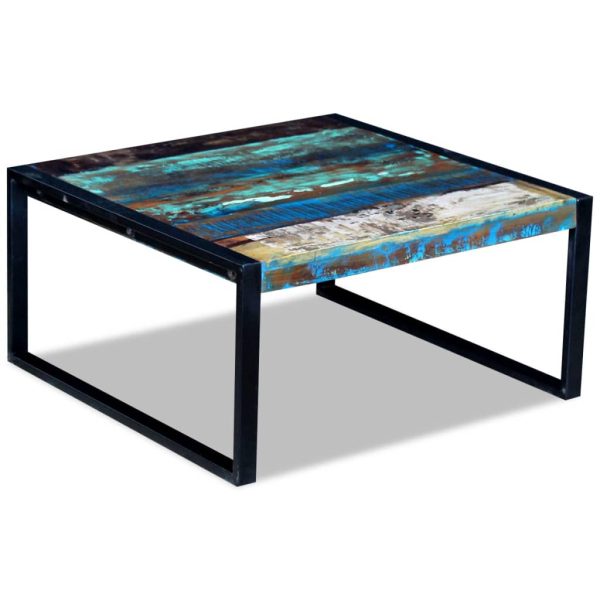 Salontafel 80X80X40 Cm Massief Gerecycled Hout - Afbeelding 2