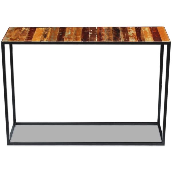 Wandtafel 110X35X76 Cm Massief Gerecycled Hout - Afbeelding 6