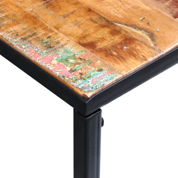 Wandtafel 110X35X76 Cm Massief Gerecycled Hout - Afbeelding 7