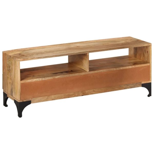 Tv-Meubel 120X35X45 Cm Mangohout - Afbeelding 4