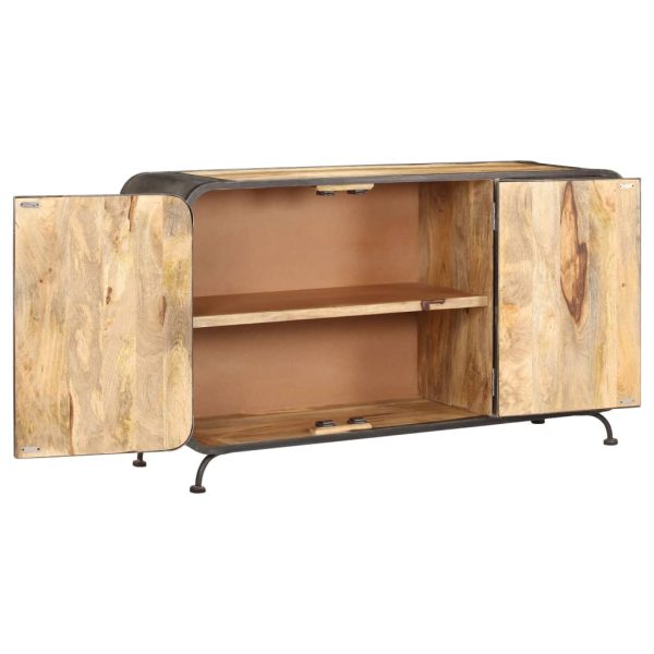 Dressoir 140X40X80 Cm Massief Mangohout - Afbeelding 4