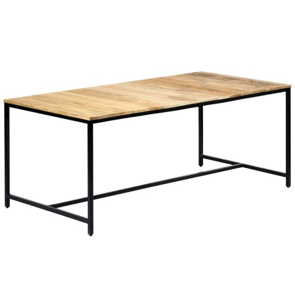 Eettafel Massief Ruw Mangohout - Afbeelding 11