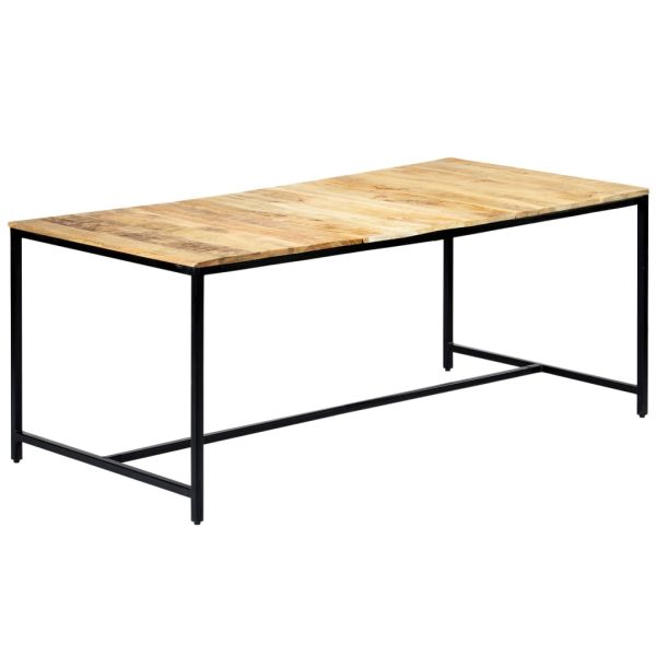 Eettafel Massief Ruw Mangohout - Afbeelding 12