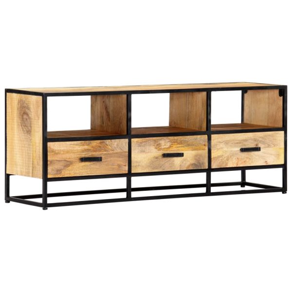 Tv-Meubel 120X30X45 Cm Massief Mangohout - Afbeelding 11