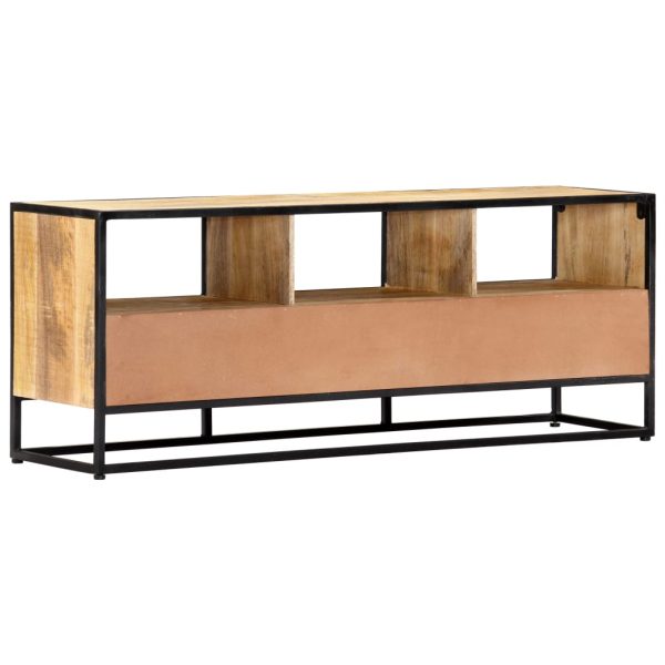 Tv-Meubel 120X30X45 Cm Massief Mangohout - Afbeelding 4