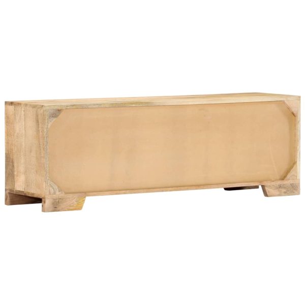 Tv-Meubel 120X30X40 Cm Massief Mangohout - Afbeelding 4