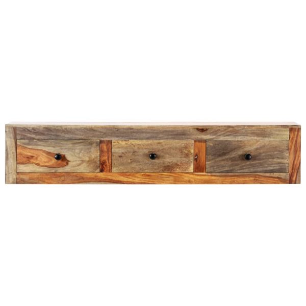 Wandtafel 100X25X20 Cm Massief Sheeshamhout - Afbeelding 2