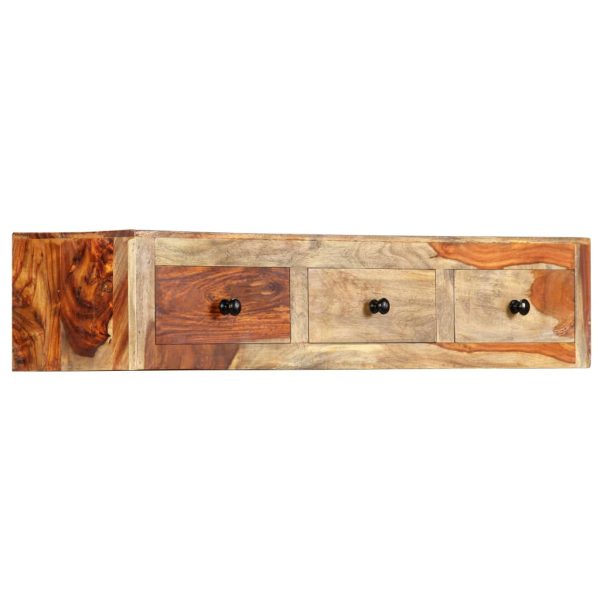 Wandtafel 100X25X20 Cm Massief Sheeshamhout - Afbeelding 12