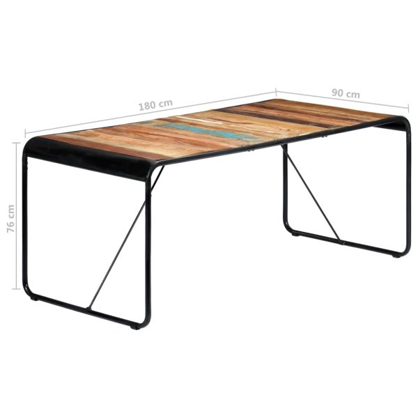 Eettafel Massief Gerecycled Hout - Afbeelding 8