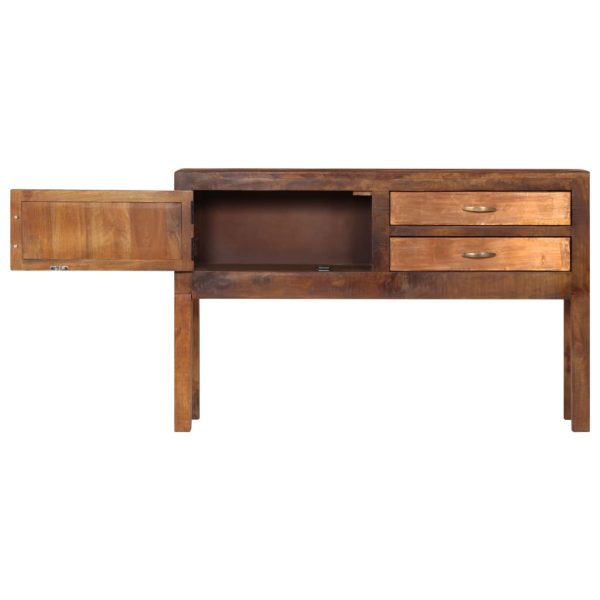 Dressoir 118X30X75 Cm Massief Mangohout - Afbeelding 6