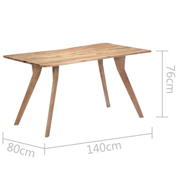 Eettafel Massief Acaciahout - Afbeelding 7