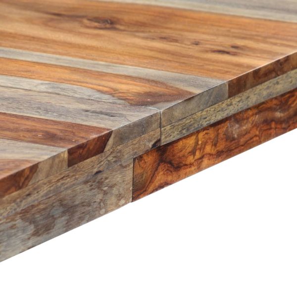 Eettafel Massief Sheeshamhout Grijs - Afbeelding 6