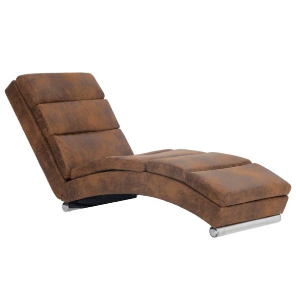 Chaise Longue Kunstsuède - Afbeelding 2