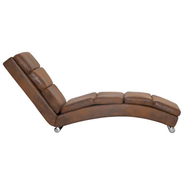 Chaise Longue Kunstsuède - Afbeelding 3