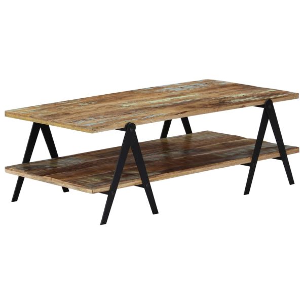 Salontafel 115X60X40 Cm Massief Gerecycled Hout - Afbeelding 8