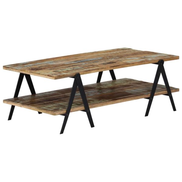 Salontafel 115X60X40 Cm Massief Gerecycled Hout - Afbeelding 9